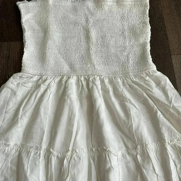 ZESICA Women's Spaghetti Strap Dress. White. New with tags.  Women’s size large. - Picture 3 of 6